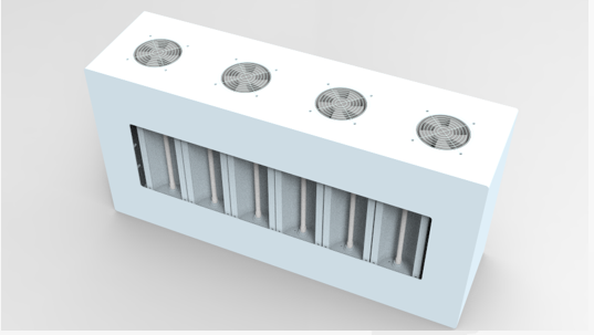 Low-power pulsed high-intensity xenon lamp